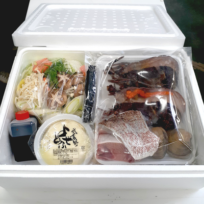 伊勢えび鍋セット（ピリ辛・味噌味）