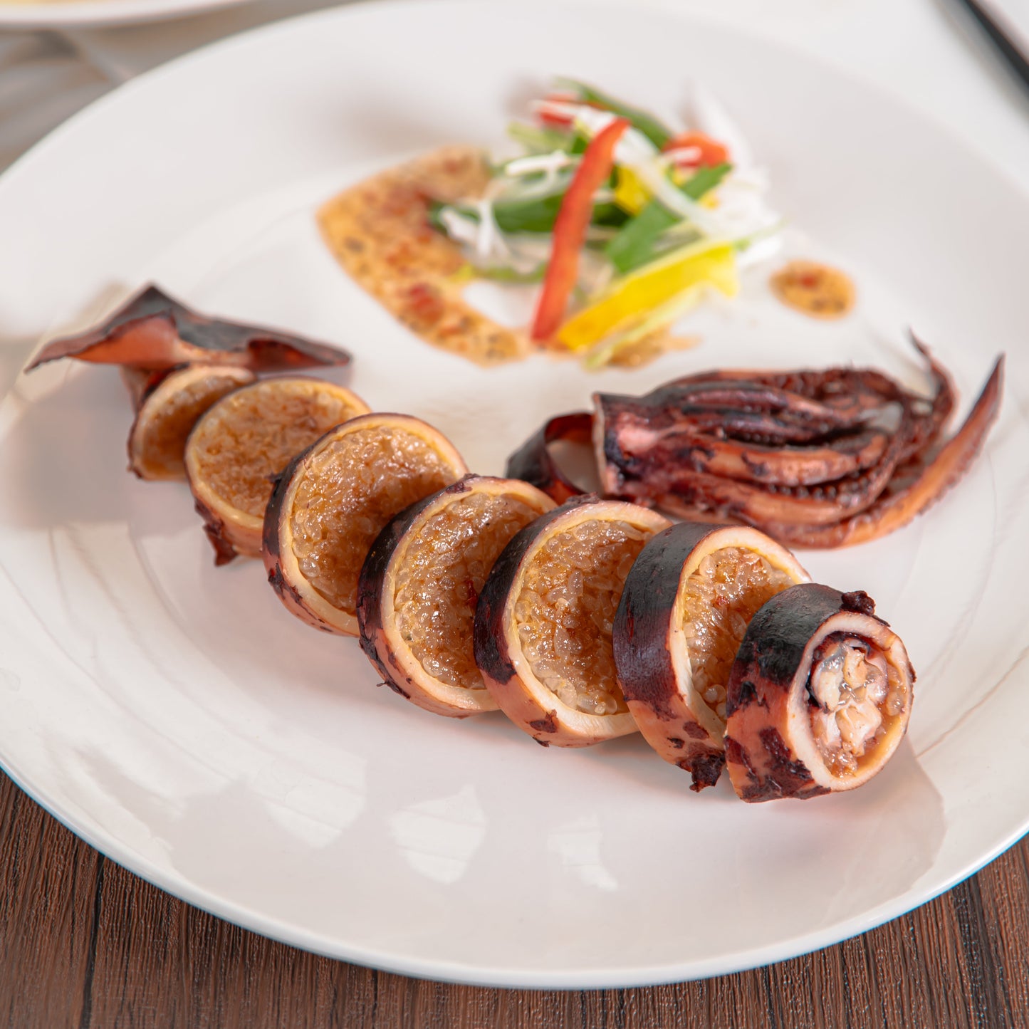 魚屋が作ったもっちりイカ飯『イタリアン味』