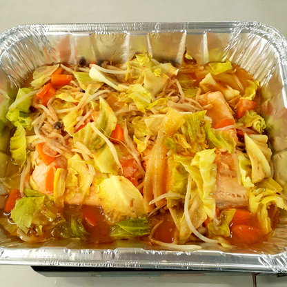 鮭の味噌炊き・〆うどん付き（アルミ鍋セット）